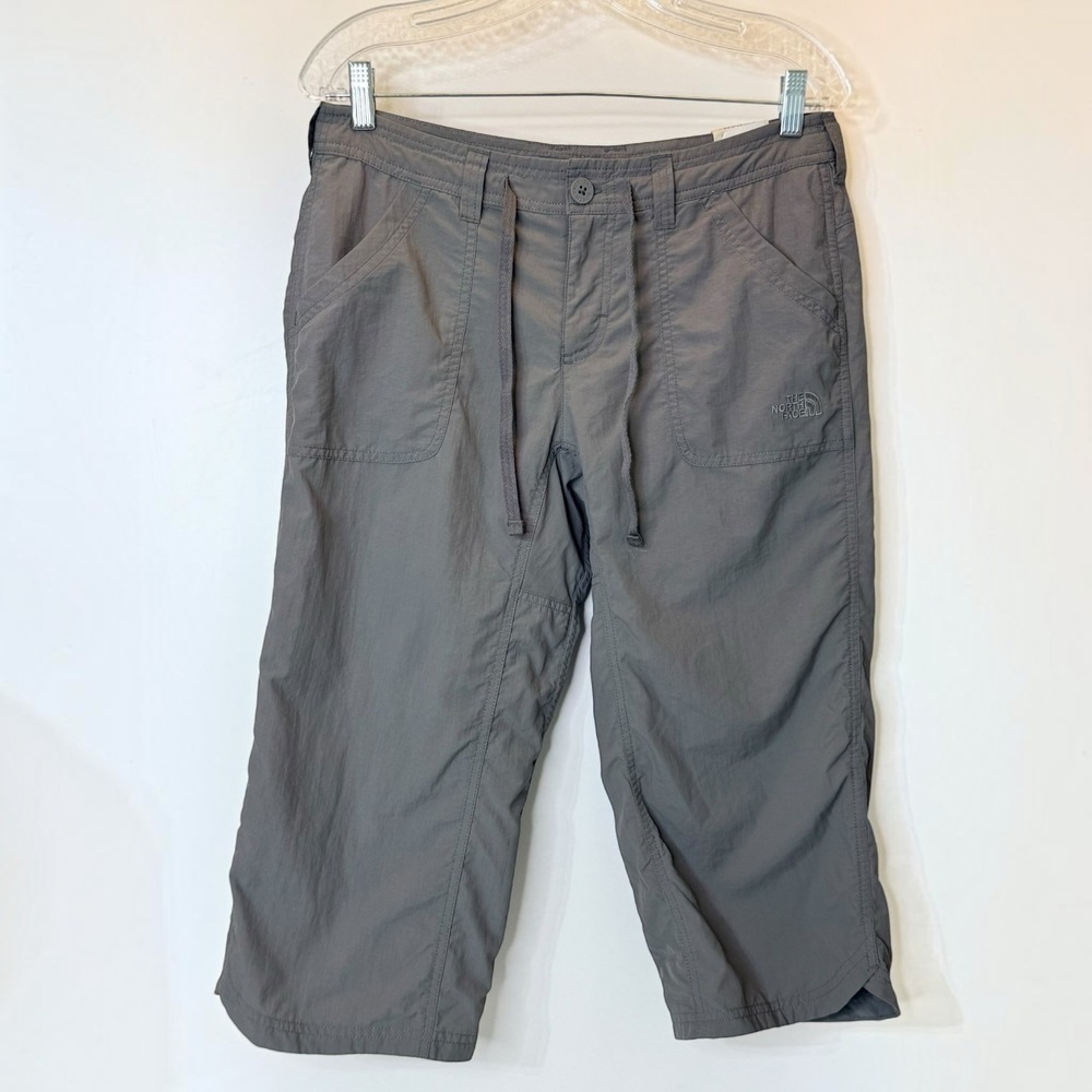 The North Face Gray Horizon II Capri Pants Womens Relaxed Fit Size 8